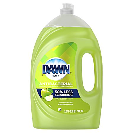 70 oz Ultra Apple Blossom Antibacterial Dish Soap