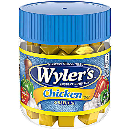 3.25 oz Chicken Flavor Instant Bouillon Cubes