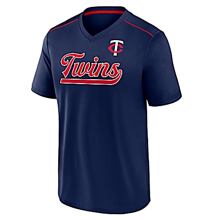 Men's Minnesota Twins Athletic Navy/Athletic Red Primary Hope Short Sleeve Shirt