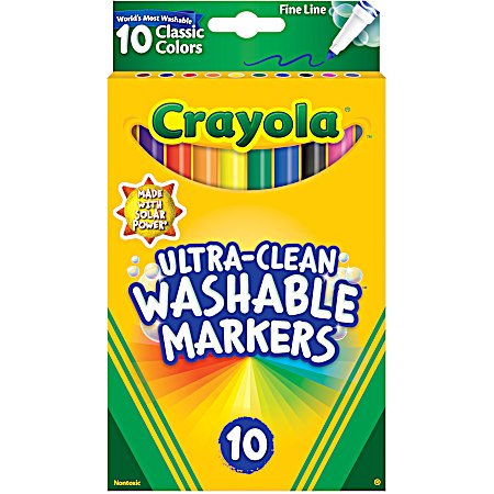 10 ct. Ultra-Clean Washable Classic Fine Line Color Max Markers