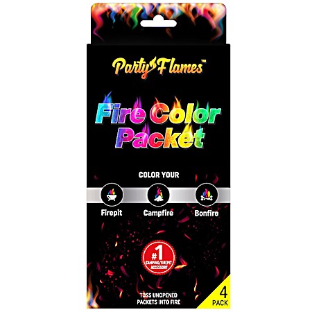 Neon Party Flames - 4 pk