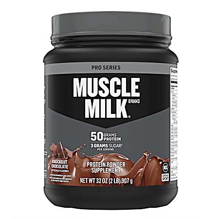 32 oz Knockout Chocolate Pro Series Protein Powder