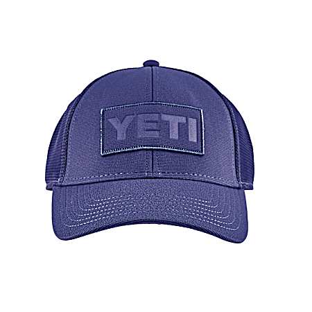 Men's Navy Core Patch Mesh Trucker Cap