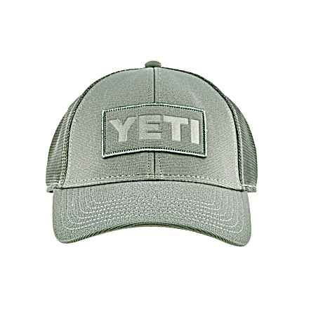 Men's Olive Core Patch Mesh Trucker Cap