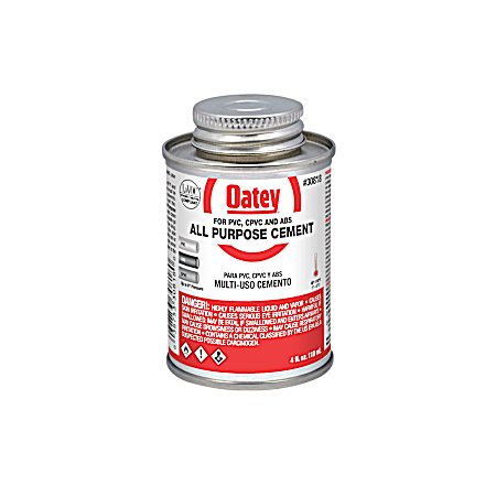 All-Purpose ABS, PVC and CPVC Medium Bodied Clear Cement