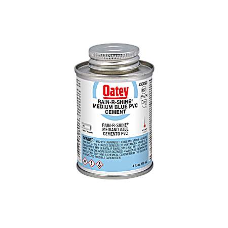 4 oz PVC Rain-R-Shine Medium Bodied Fast Set Blue Cement
