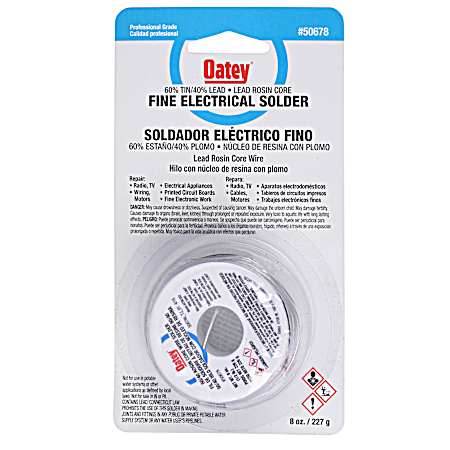 8 oz Rosin Core Solder 60/40