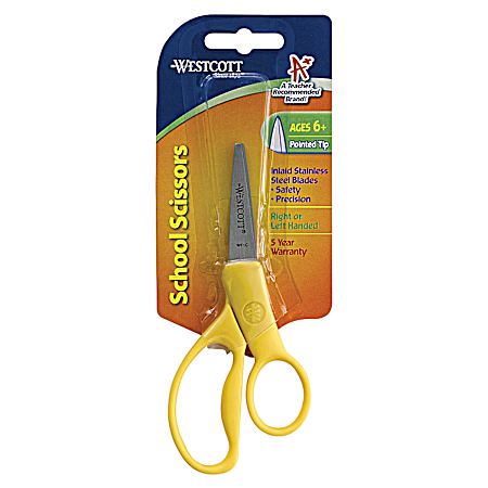 5 In Kids Pointed Tip Scissors - Assorted