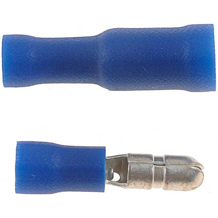 20 pc Blue 16-14 Gauge Male/Female Set Bullet Terminal, .157 In