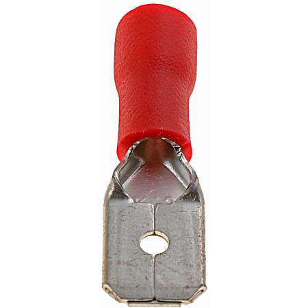 20 pc Red 22-18 Gauge Male Disconnect, .250 In