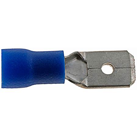 20 pc Blue 16-14 Gauge Male Disconnect, .250 In