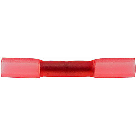 50 pc Red 22-16 Gauge Butt Weather Proof Connector