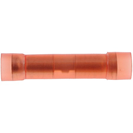 10 pc Red 22-18 Gauge Butt Connector