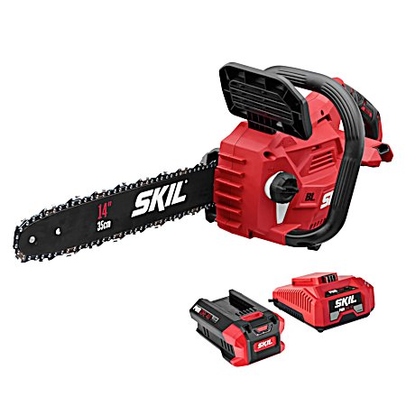 PWR CORE 40 Brushless 40V 14 in. Chainsaw Kit