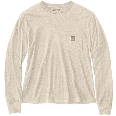 Women's Loose Fit Long Sleeve Pocket Shirt