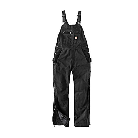 Women's Relaxed Fit Washed Duck Insulated Bib Overalls