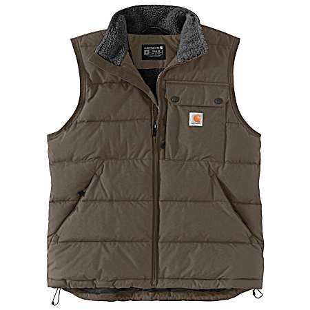 Men's Brown Montana Loose Fit Insulated Vest