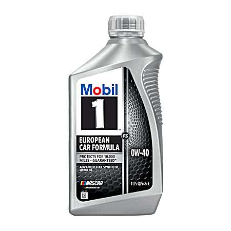 Mobil 1 European Car Formula Full Synthetic Motor Oil - 0W-40