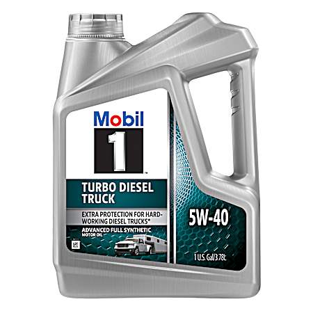 Mobil 1 Turbo Diesel Truck Full Synthetic Motor Oil - 5W40 - 1 Gal