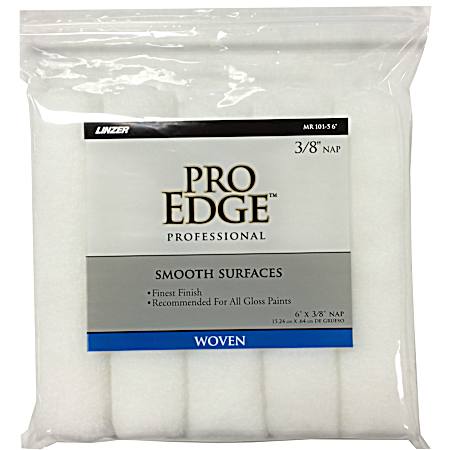 6 in. x 3/8 in. White Woven Mini Refills - 5 Pk.