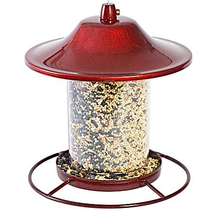Red Sparkle Panorama Feeder