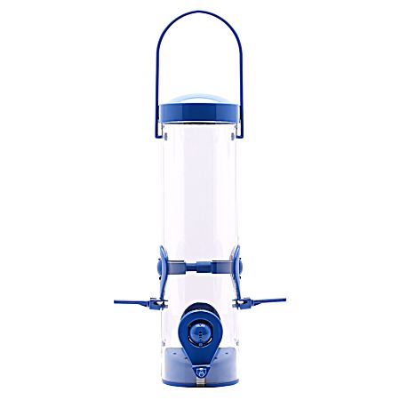 Navy 2-in-1 Tube Wild Bird Feeder