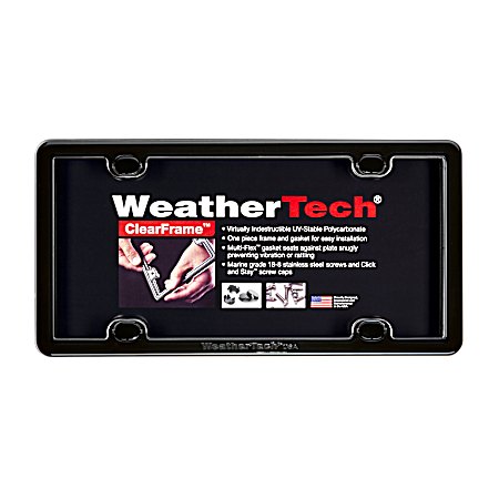 License Clear Frame