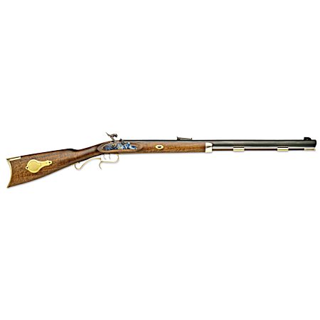 .50 Hawken Woodsman Hardwood Blued Rifle