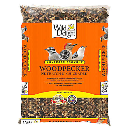 5 Lbs Woodpecker Nuthatch N' Chickadee Bird Feed