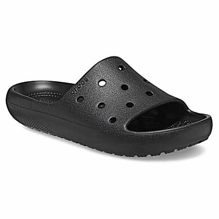 Men's Classic Black Slide Sandals