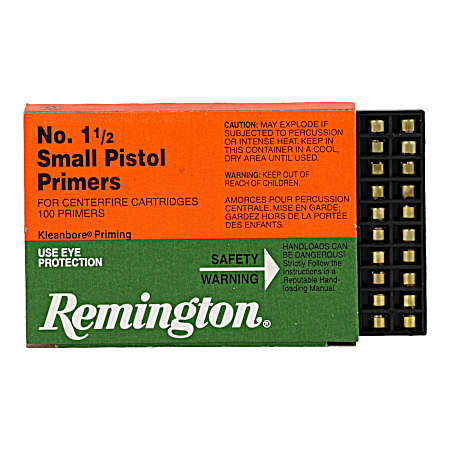Small Pistol Primers 1-1/2 - 100ct
