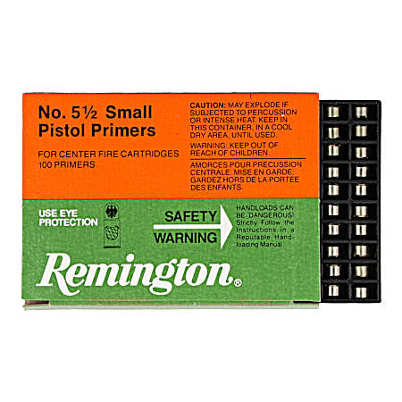 Small Pistol Primers 5-1/2 - 100ct
