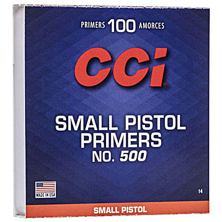 500 Standard Small Pistol Primer