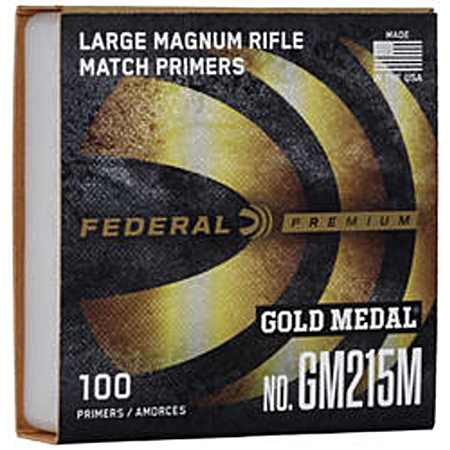 Premium Gold Metal Match Large Mag Rifle Primer - 100 Ct.