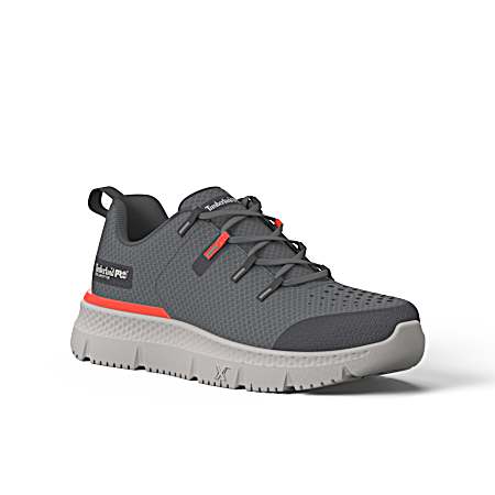 Men's Grey Intercept Steel Safety Toe Work Shoes