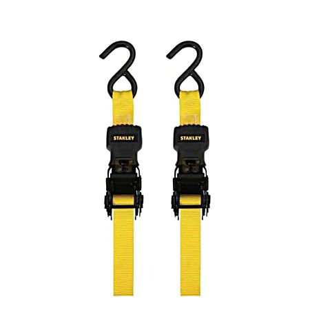 12 Ft Ratchet Tie Downs - 2 Pk