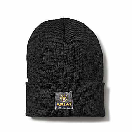 Men's Black Watch Beanie