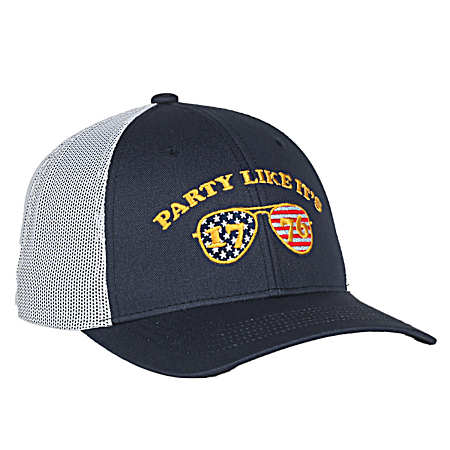 Men's Navy/White Party Like It Is 1776 Logo Cap