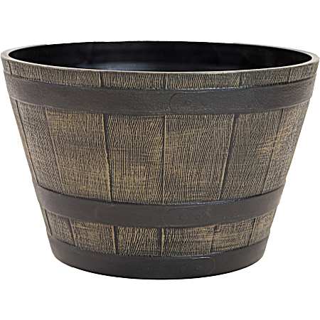 20 in. Plastic Whiskey Barrel
