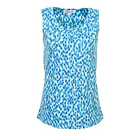 Women's Sleeveless Jewel Neck Tank