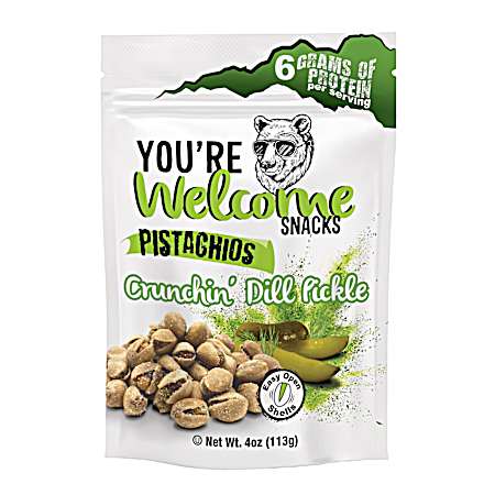 4 oz Crunchin' Dill Pickle Pistachios