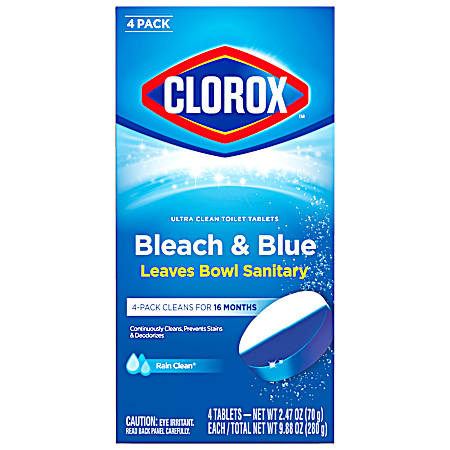 Automatic Toilet Bowl Cleaner Bleach & Blue- 4 Pk.