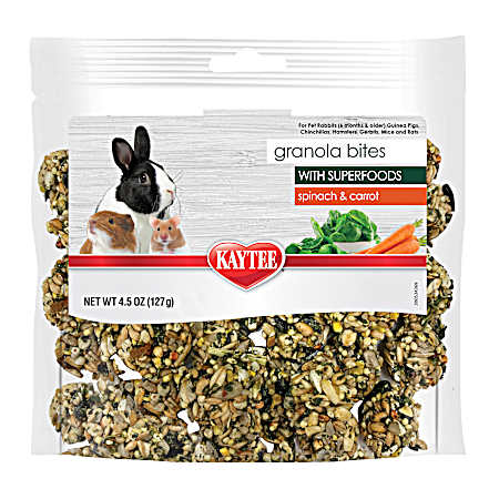 4.5 oz Granola Bites with Superfoods Spinach and Carrot