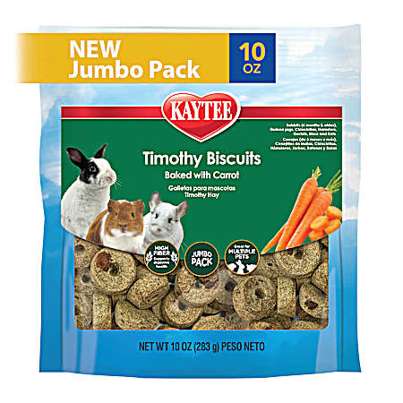 10 oz Timothy Biscuits Baked Carrot Treat
