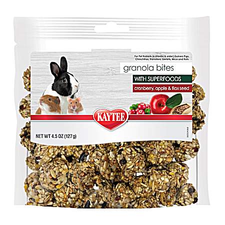 4.5 oz Granola Bites with Superfoods Cranberry, Apple and Flax