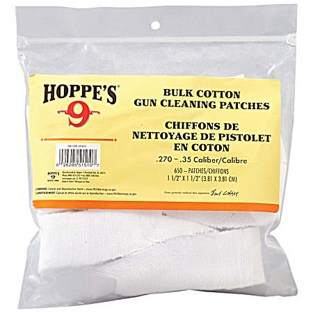 Hoppe's Gun Cleaning Patches – Bulk Pack