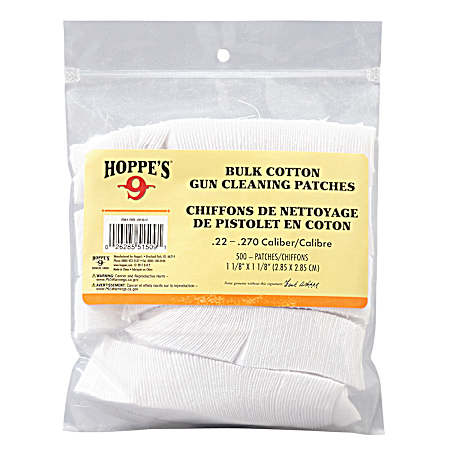 Hoppe's Gun Cleaning Patches – Bulk Pack