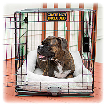 Large Deluxe Bolster Crate Pad