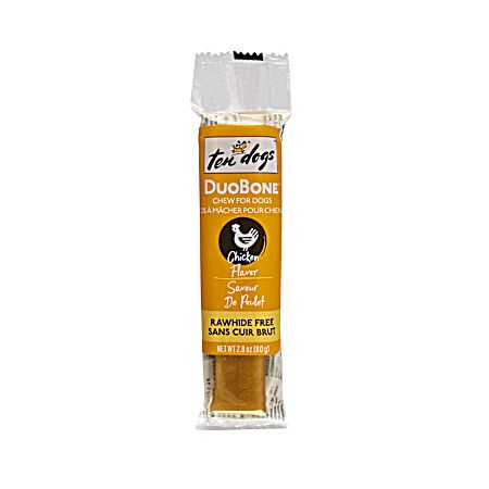 2.8 oz DuoBone Chicken Chew for Dogs