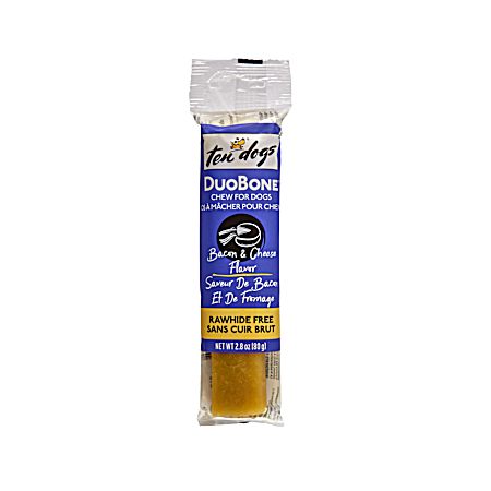 2.8 oz DuoBone Bacon & Cheese Chew for Dogs